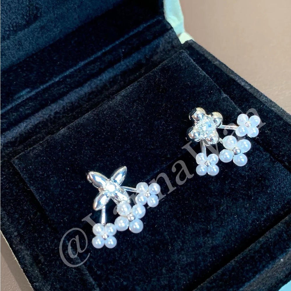 925 Sterling Silver and Crystal Earrings